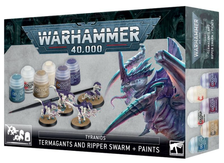 Paints Set: Tyranids: Termagants and Ripper Swarm + Paints